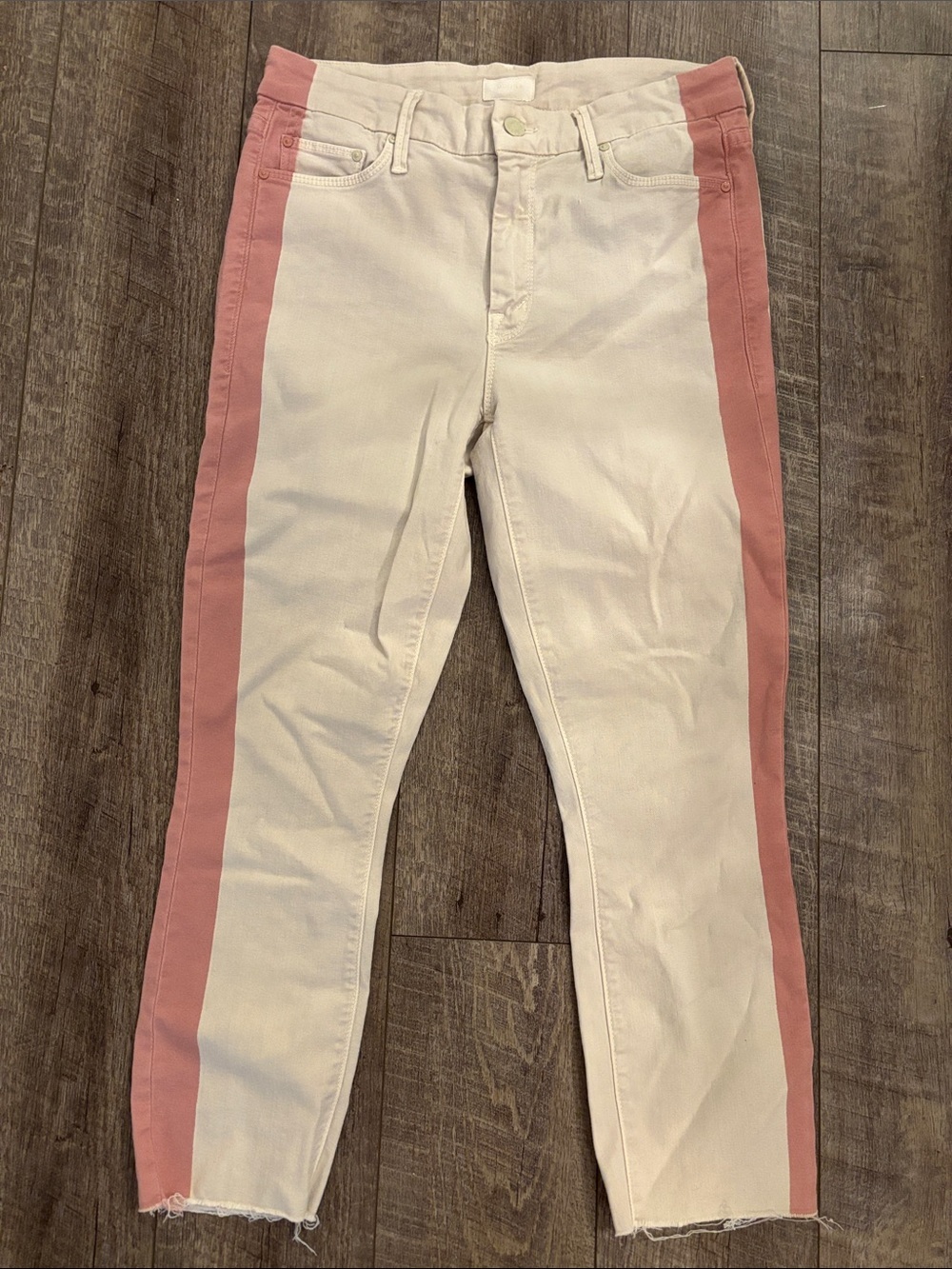 Mother The Looker Mid Rise Ankle Fray Jeans - Picture 3 of 6